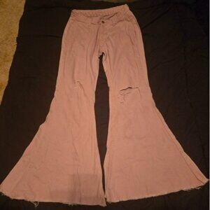 Flared Pink Pants